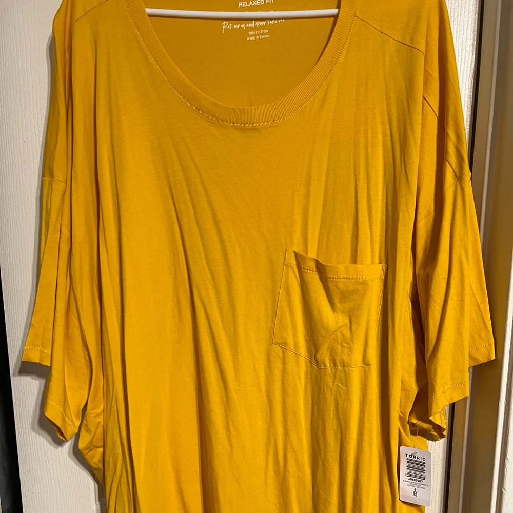 Cute one pocket tee shirt